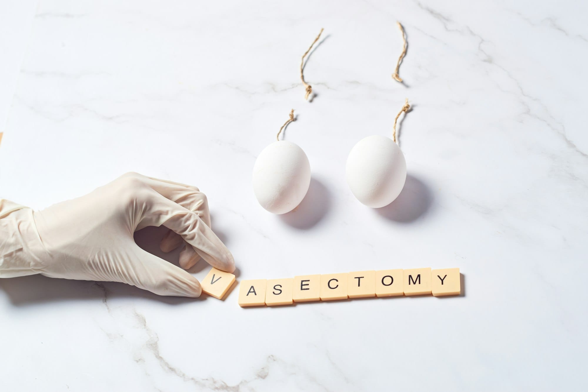 Vasectomy. Male sterilization concept