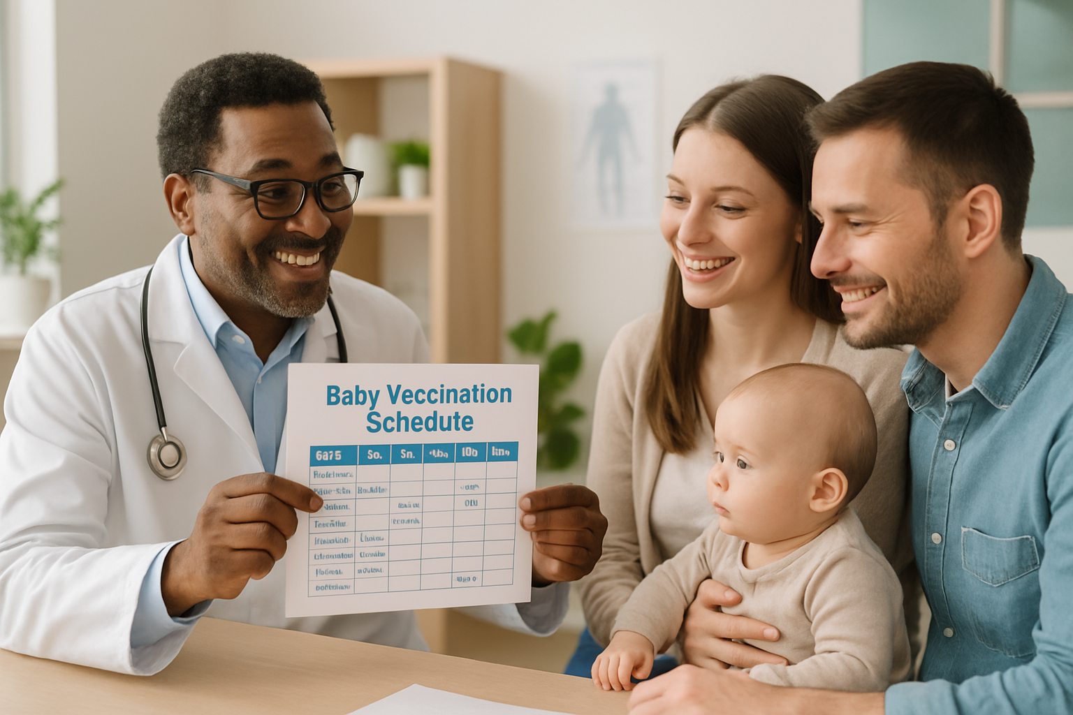 Visual infographic showing Malaysia’s National Immunisation Programme timeline and key vaccines
