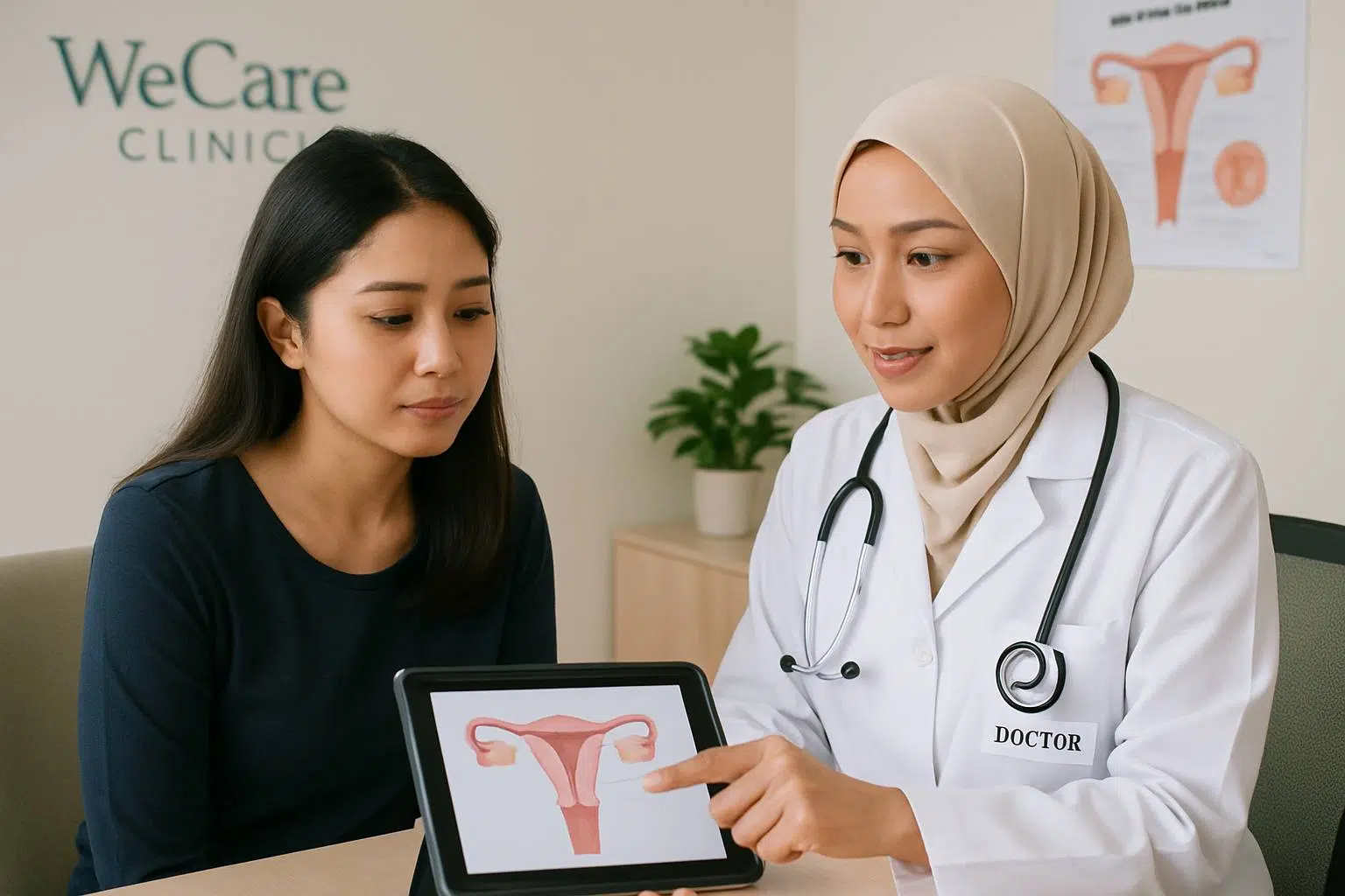 Patient seeking medical advice at WeCare Clinic Kuala Lumpur